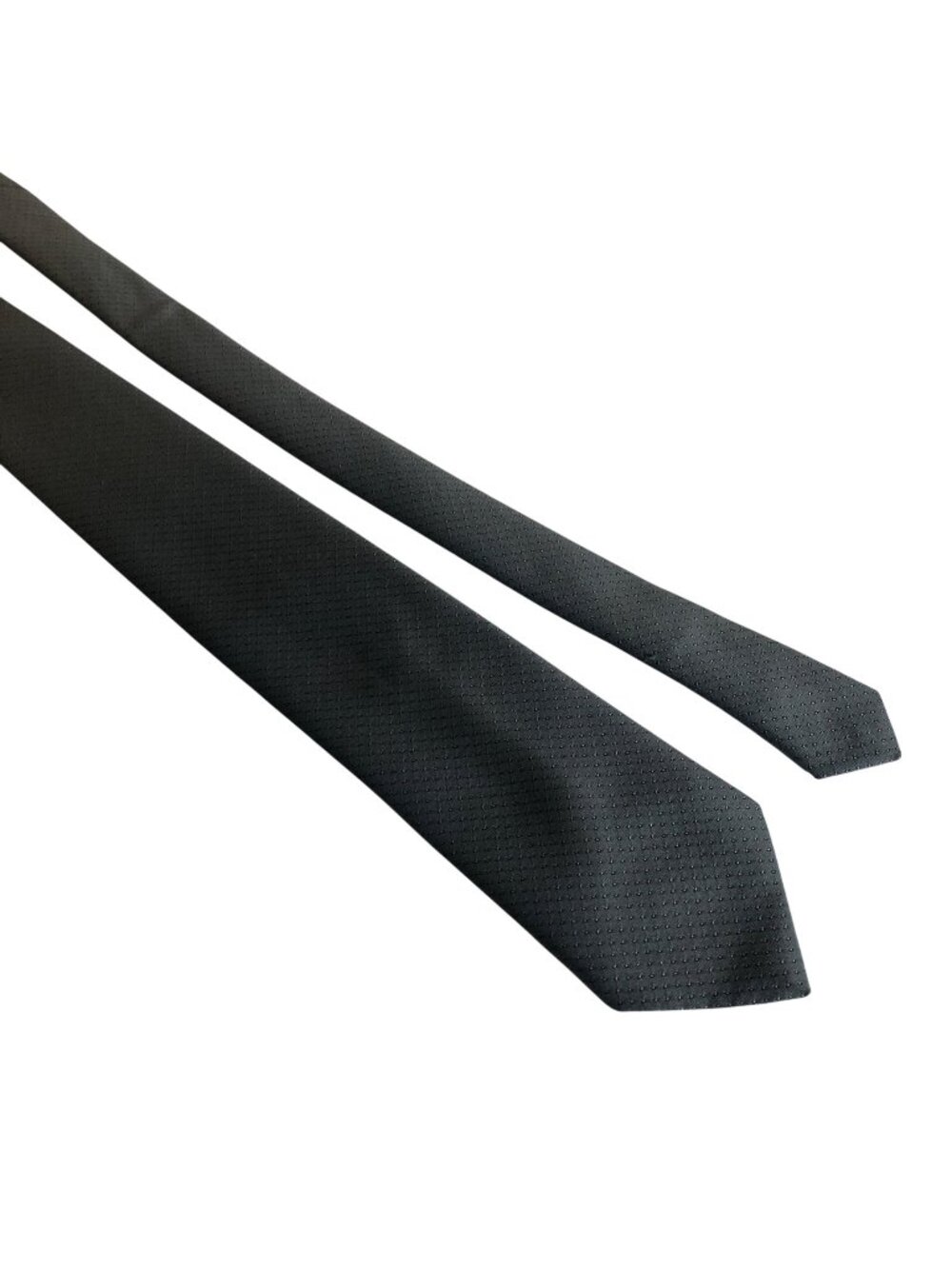 Austin Manor Silk Polyester Tie Gray Mens Necktie Office Work Formal Dad Gift